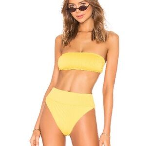 Beach Riot x Revolve Yellow Bikini Set